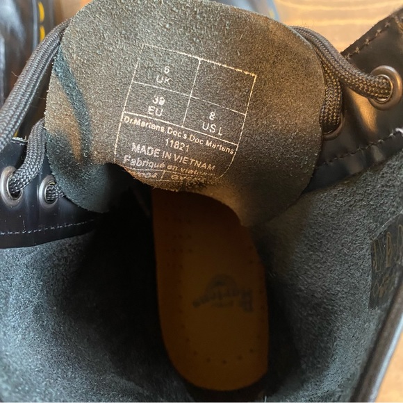 Dr Martens Leather Lace Up Boots - Picture 4 of 4